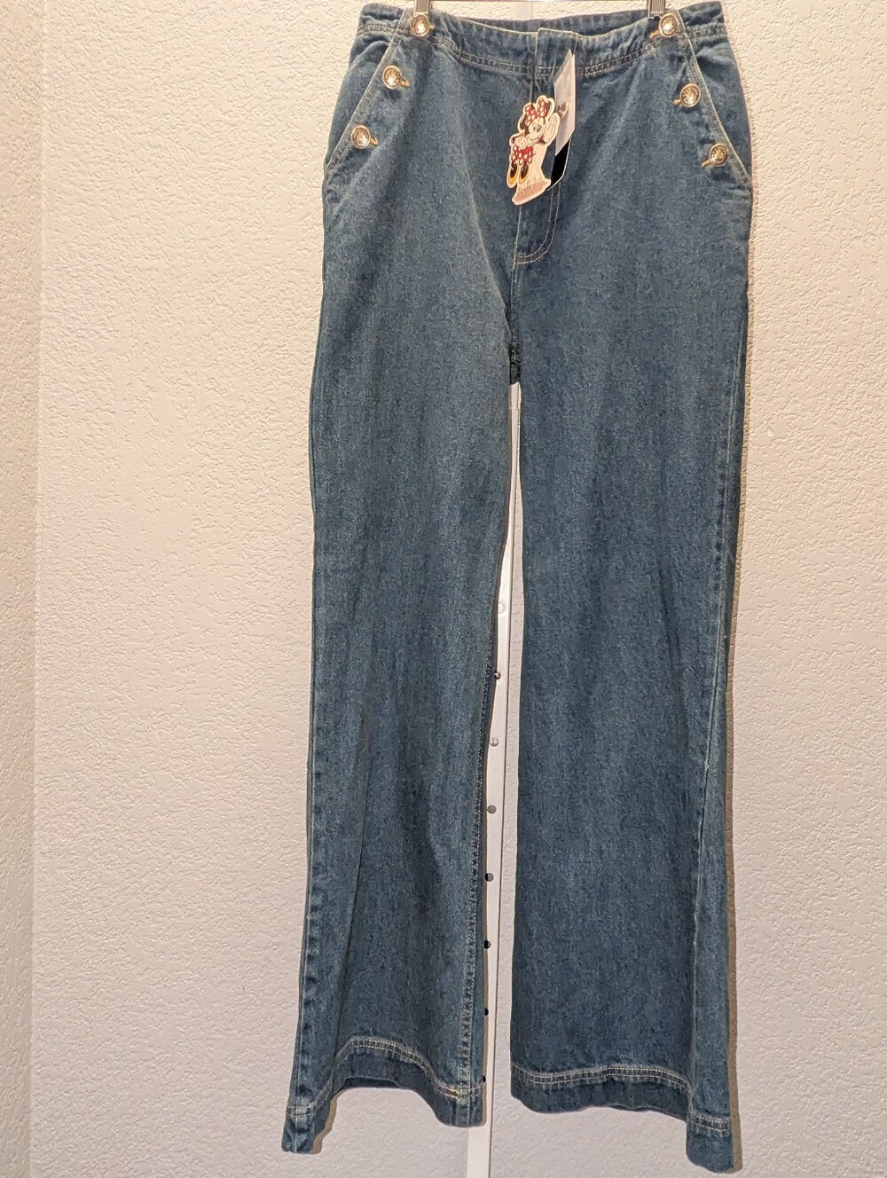 NWT Disney Macy's Minnie Mouse Marching Band Wide Leg Jeans 10